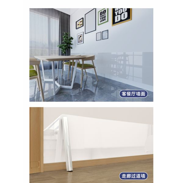 House Wall Protection Waterproof Oil Proof Sticker Transparent Self Adhesive Static PET Film for Long-Lasting Protection