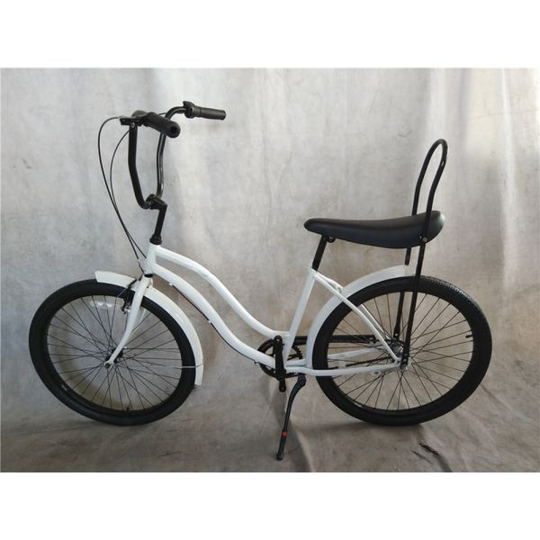 26 Inch 3 Speed Adult Classic Lowrider Bike Beach Cruiser Bicycle with 1.8m Length
