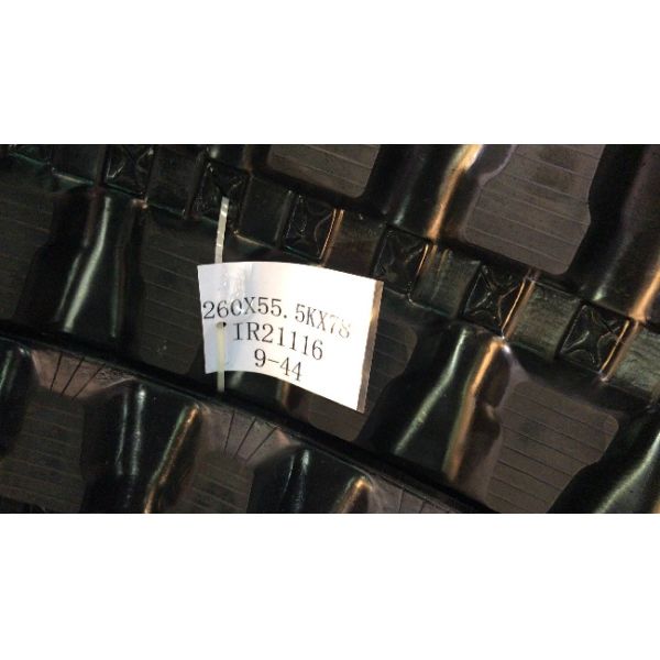 El cavador de goma del mini excavador sigue 260 x 55,5 x 78m m para Yanmar B25va Vio25.5