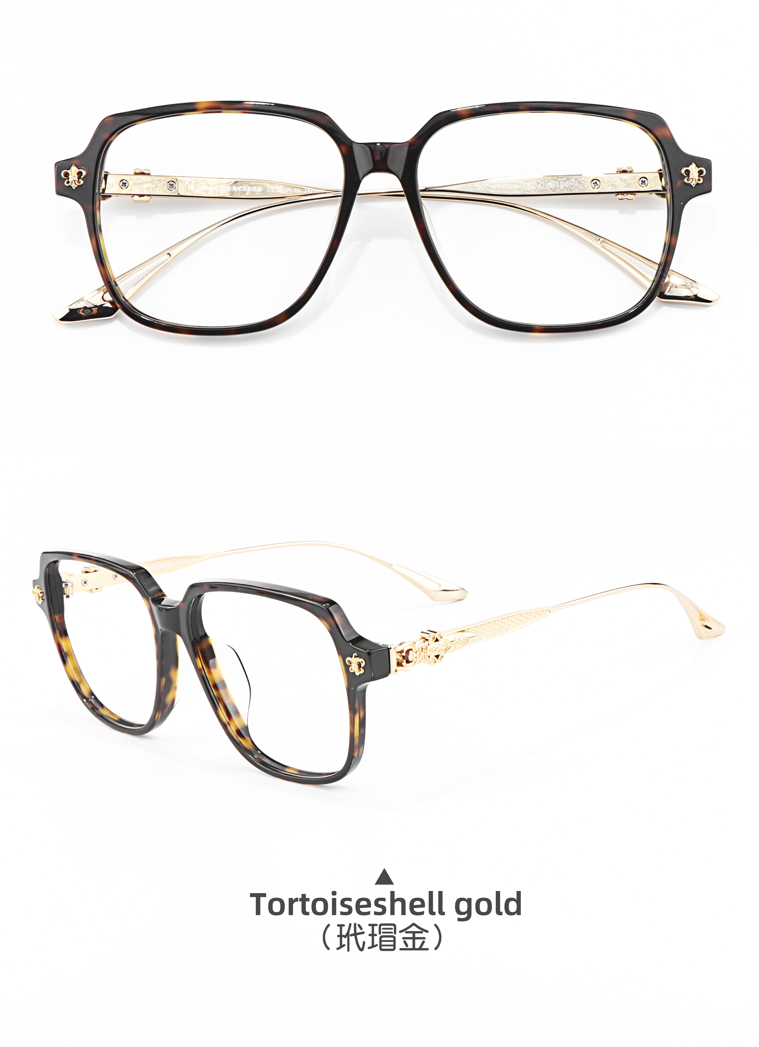 Beautiful Trend Designer Glasses Famous Brands Men Acetate Luxury Brand Optical Prescription Long-distance Multifocal Glasses