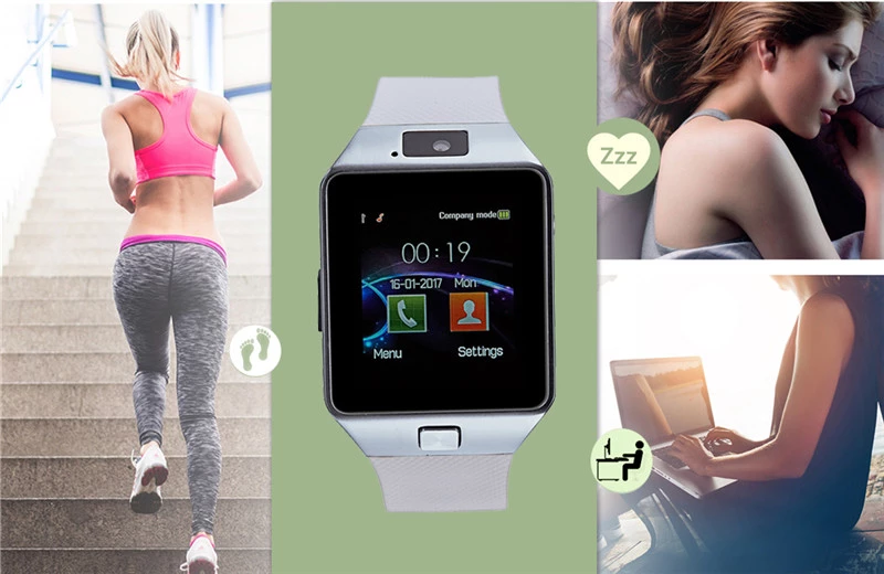 2025 Hot Sale Smart Watch Dz09 Smartwatch With Camera Bt Support Android Ios With Sim Card Factory Price Android Smart Watch