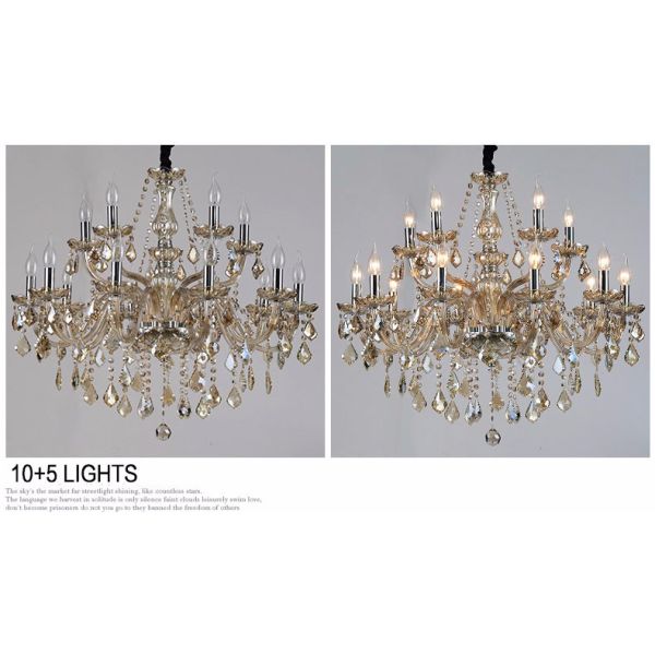 Twig Chandelier with K9 crystal for Living room Bedroom Decoration (WH-CY-03)