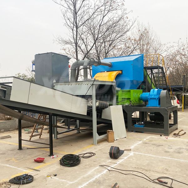 Xrido 300-22000Kg/H Double Shaft Waste Shredder for Plastic Metal Glass