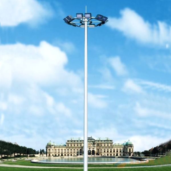 Mild Steel Solar LED Street Light Lamp Post Galvanised Light Pole