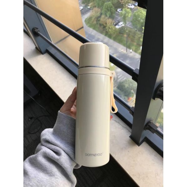 500ml Stainless Steel Water Bottle Portable Double-wall Insulated Water Cup for All