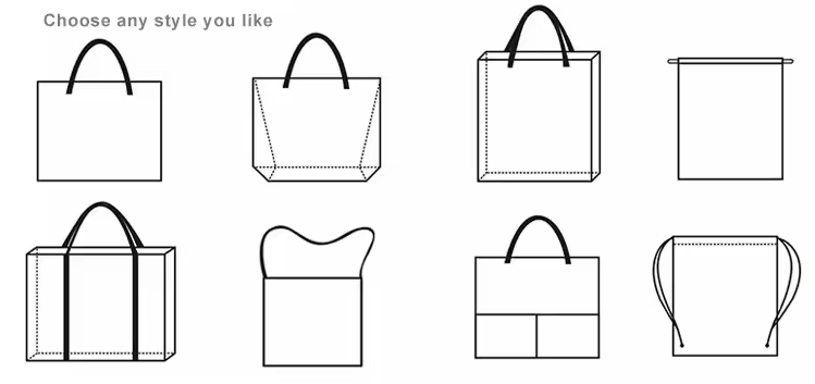 Reusable Recycle Canvas Tote Bag Shopping Bulk 30cm-50cm