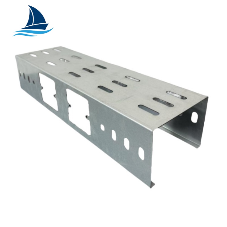Practical Galvanized Steel Perforated Tray Electrical Industrial Cable Tray Cable Trunking
