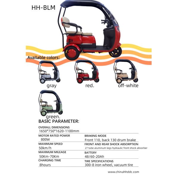 HH-SLBLM electric tricycle