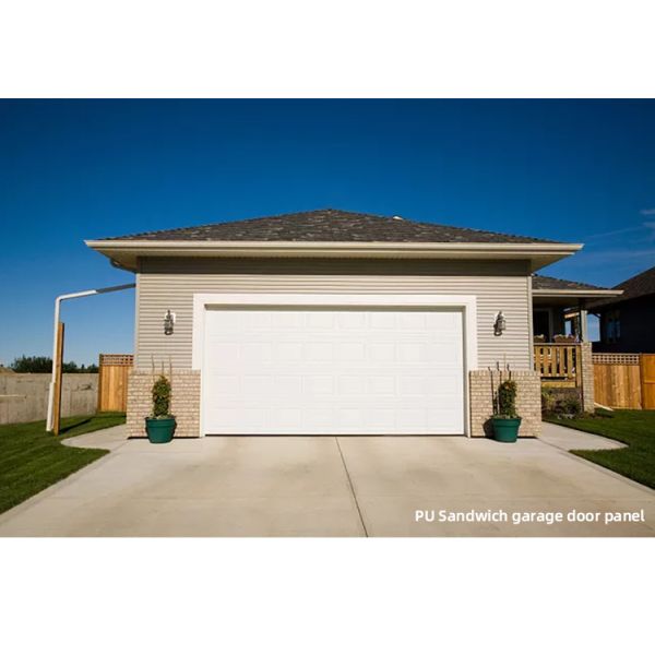 Aluminum Frame Door and Frosted Glass Villa Automatic Garage Door