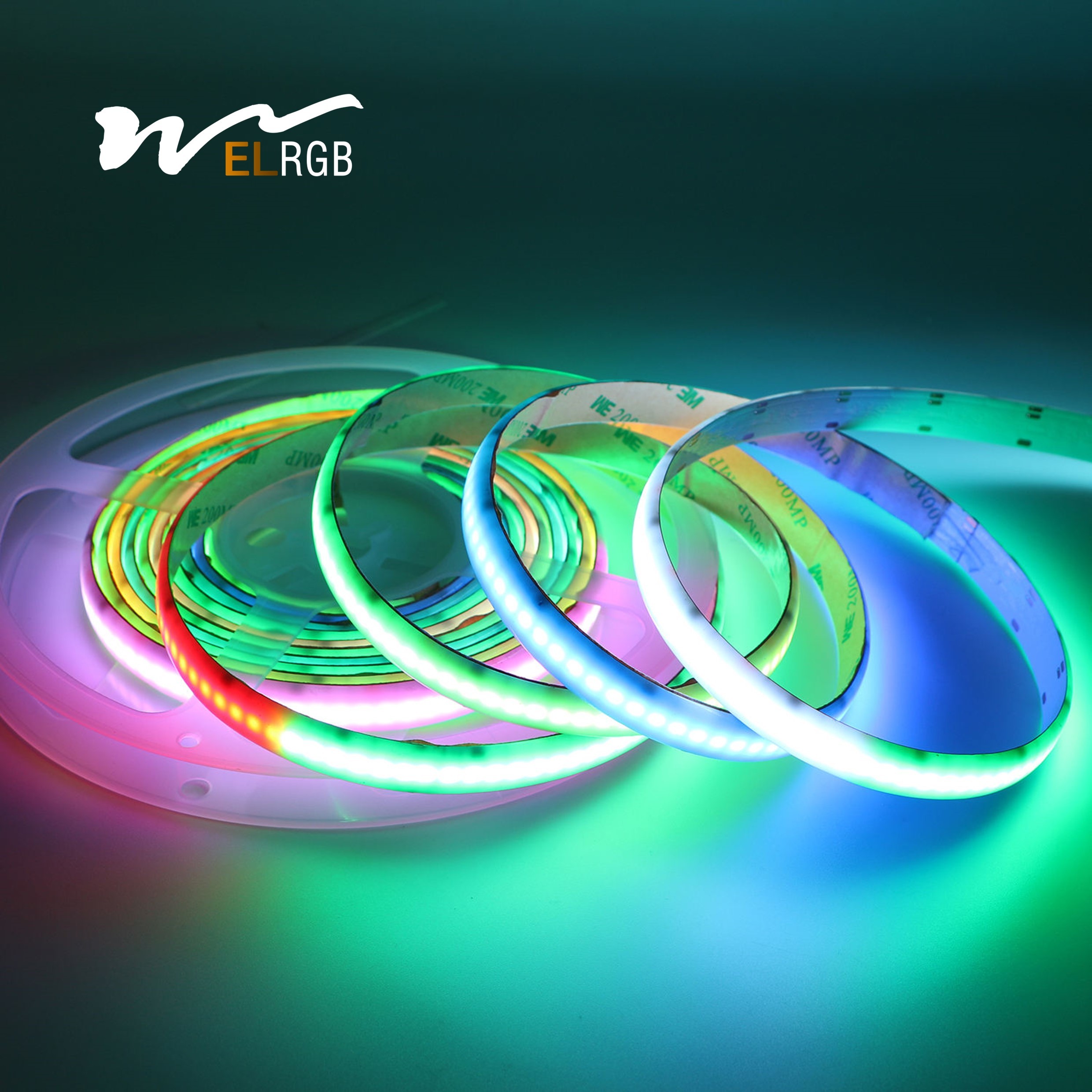Ws2812b COB светодиодная полоса мечты цвет RGB RGBW полоса света 24V 720leds/M