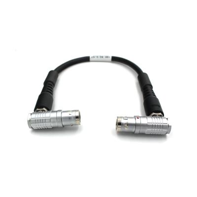 Auto push pull industrial do chicote de fios de cabo do conector THG.2K.312 que trava o comprimento de 220mm