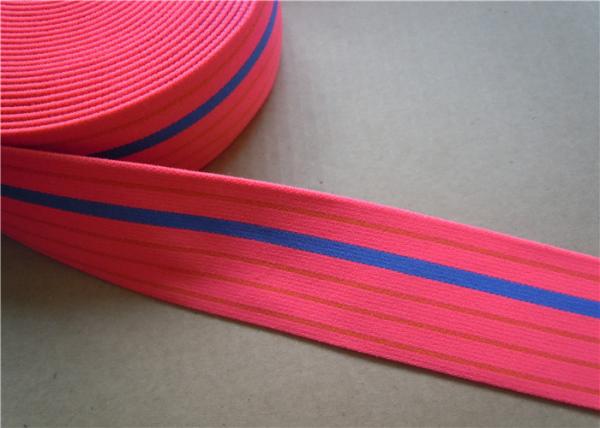 Dying Heavy Duty Elastic Webbing For Furniture , Hammock Webbing Straps for garment