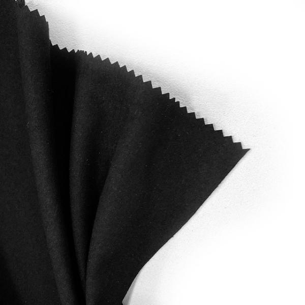 High Color Fastness Euro Black Suede 0.7-0.75mm For Gloves Bags