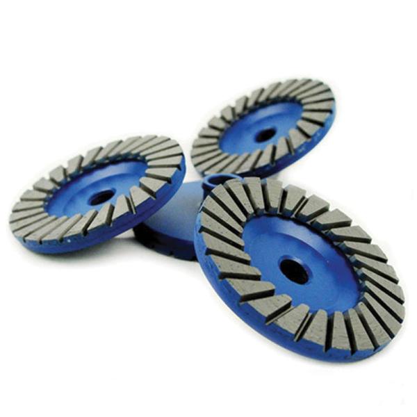 Aluminum Body Diamond Cup Wheel , Concrete Grinding Cup Wheel For Abrasive Meterials