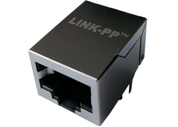 étiquette simple de port de 95678-001LF RJ45 en bas du connecteur mâle 8 LPJEF111XDNL