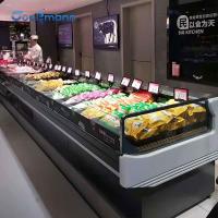 Réfrigérateur d'affichage de système de refroidissement de fan de viande de taille de Shop Cooler 900mm de boucher d'acier inoxydable
