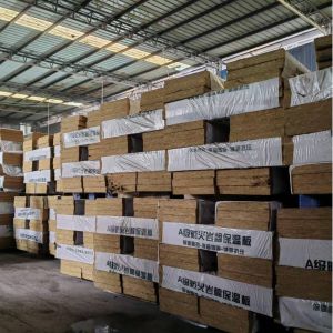 Panel de lana de roca aislante acústico resistente a la humedad para industria/construcción