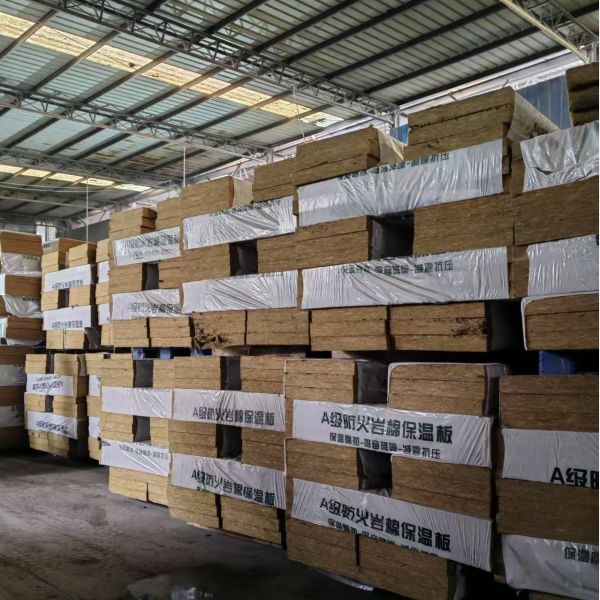 Excellent Hydrophobic Property Rockwool Insulation Sheets with Non-combustible Class A1 and Density 40-120 Kg/m³ for Commercial and Industrial Applications