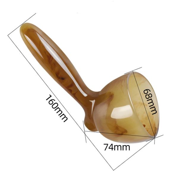 Manual Gua Sha Bowl Meridian Dredging Massage Stick Guasha Cup for Resin Body Back Health Massage Tool