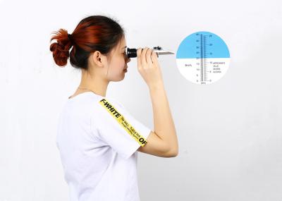 Refractometer à mão da gravidade específica do Wort com escala de 0~40% Brix