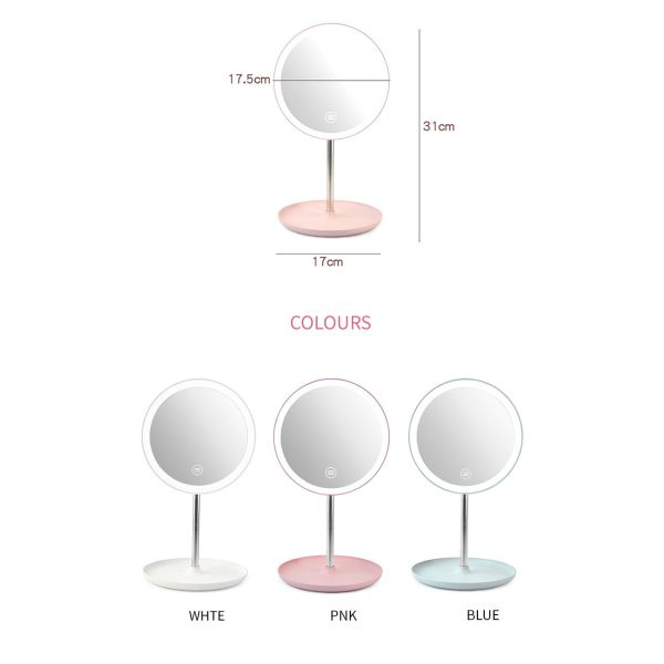 20x Magnifying Led Makeup Mirror For Table Desktop Oem