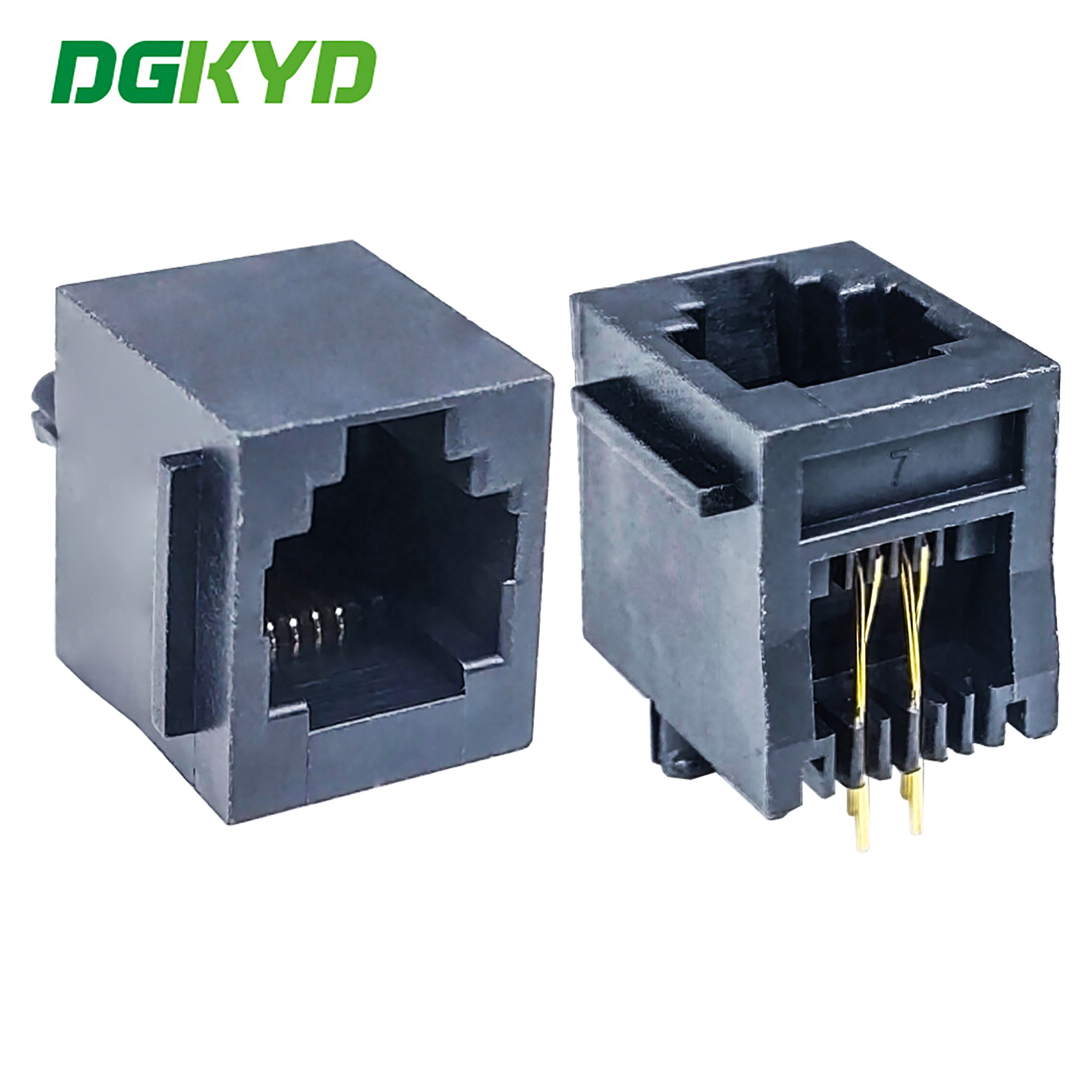 DGKYD5222E1164IWA1DY4 RJ11 Коннектор Crystal Head Сетевой кабель интерфейс без света