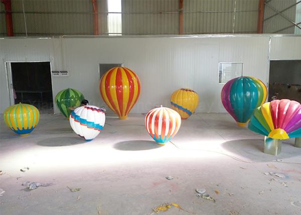 Highly Durable Balloon Fiberglass Statue , Festival Balloon Props 30 50cm Dia