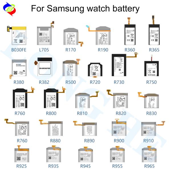 EB-BR900ABY 284mAh New Battery For Samsung Watch 5 40mm SM-R900 R905 Smart Watch Batteries