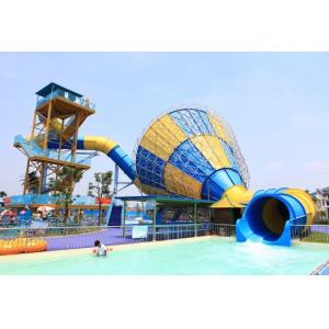 форма диктора стеклоткани больших взрослых водных горок высоты 18m на открытом воздухе