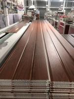 En stratifié décoratif PVC en bois panneau de plafond l'intérieur en plastique de panneau de mur de 25cm