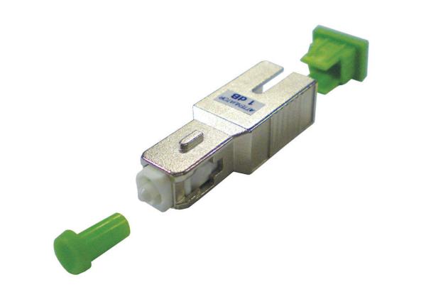 Coaxial In-line SC 6db Variable RF Attenuator , Multimode Fiber Attenuator
