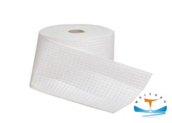 100 Polypropylene Industrial Oil Absorbent Rolls For Cleaning Up Petroleum Spills