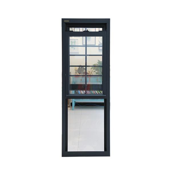 Chinese Top Impact Hurricane Proof Balcony Single Hung Fiber Glass Hanging Lift Up Window