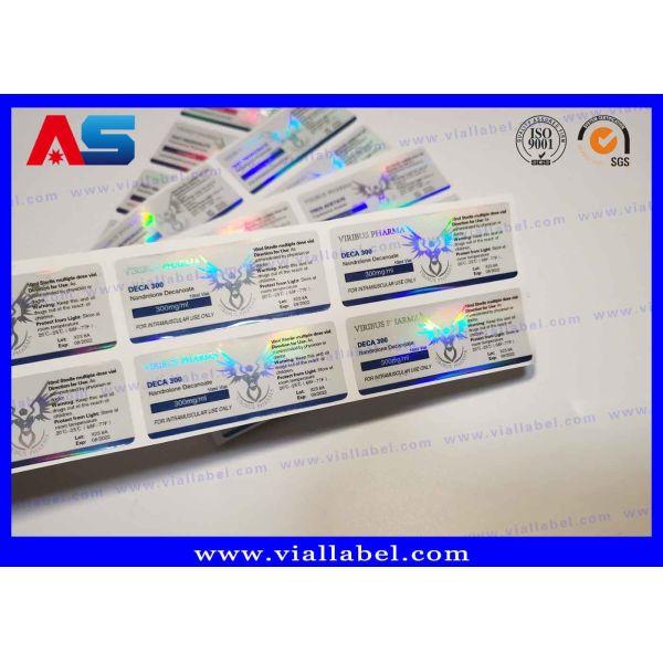 Vinyl Stickers Printing  Pharmaceutical Printing Of Peptide Propionate labels for 2ml vials