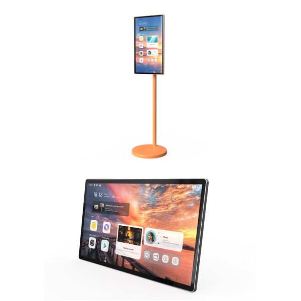 24.5 Inch Portable Touch Screen Kiosk with Android 14 1080p Resolution and Google EDLA Certification