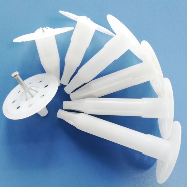 30-100mm Length Plastic Insulation Foam Board Insulation Nails with Flat Head