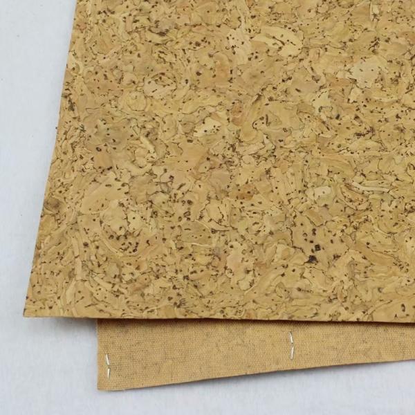 0.8mm Durable Nature Cork Fabric/Leather for Wall Decoration, Phone Cover and Note Book Making