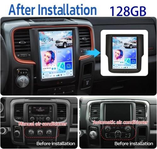 VIKNAV ワイヤレスカー 1500 Dodge Ram ラジオアップグレード 2014 2015 2016 2017 10.4インチ