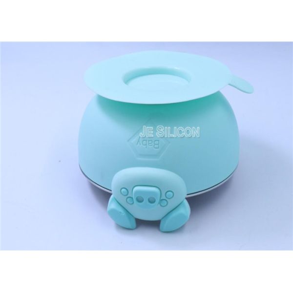 Non Stick Silicone Suction Bowl Dishwasher Microwave Safe Easy Cleaning