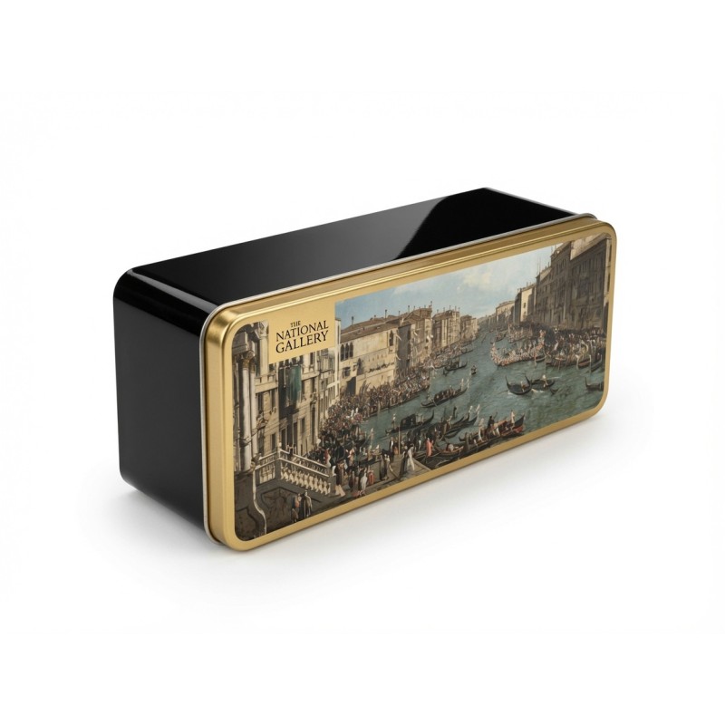 Dadi Weiye High-Quality Rectangular Storage Tin - Premium Metal Organizer with Secure Lid for Cookie, Cake, Biscuit, Chocolate
