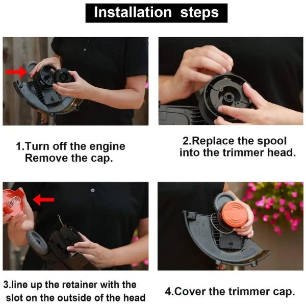 0.75 inch x 470 Feet Round Coil Green Cutting Tool Line Weed Trimmer Line