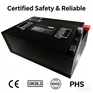 72V 50Ah Lithium Ion Battery Pack with LiFePO4 Technology for 1500 Cycles in Ebike and Electric Motorcycle