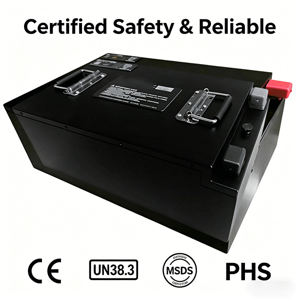 72V 50Ah Lithium Ion Battery Pack with LiFePO4 Technology for 1500 Cycles in Ebike and Electric Motorcycle
