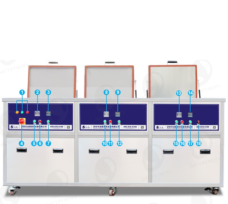 Оборудование 38L уборщика танков фильтра для масла 3 ультразвуковое обсаливая 600W AC220V со стиркой, полоскать, суша функцию
