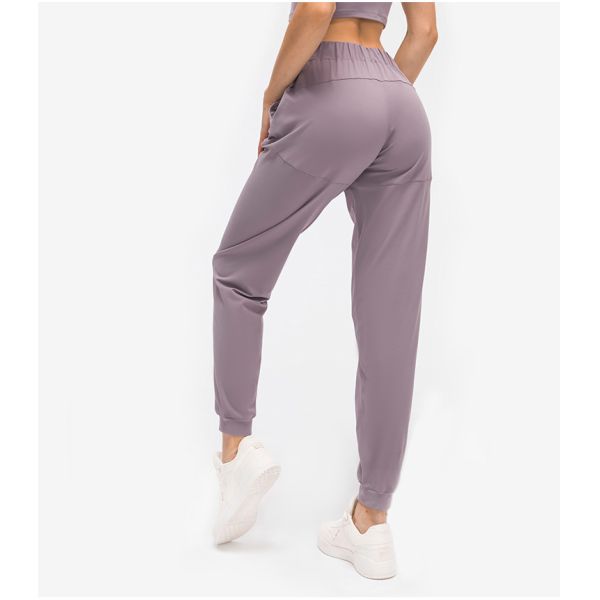 Womens Stretch Workout Pocket Yoga Pants Straight Beam Foot