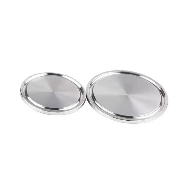 WZ 304 316L Stainless Steel Sanitary Tri Clamp Tube Lid End cap Blind Plate Clamp Solid Blind Ferrule