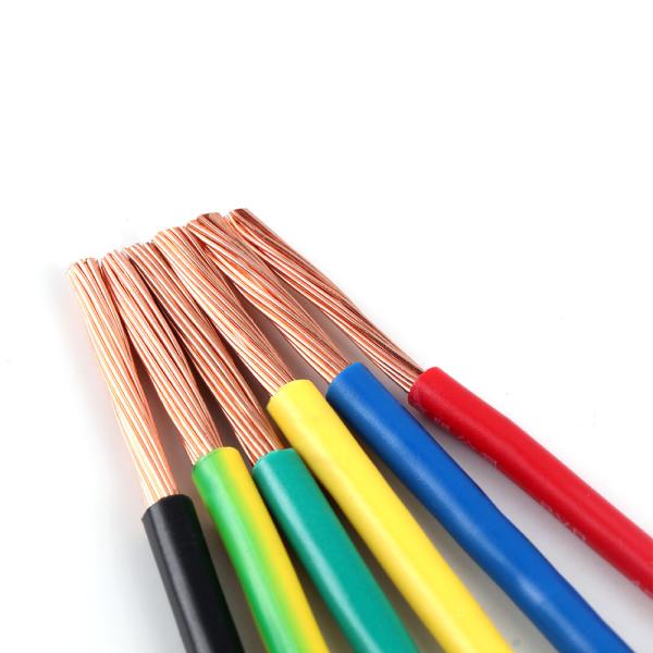 Bare Solid Core Copper Wire BVR For Household Building PVC Insulated Stranded Conductor