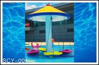 Equipamento do parque do Aqua, recreação da família do jogo da água que chove o campo de jogos da água do cogumelo