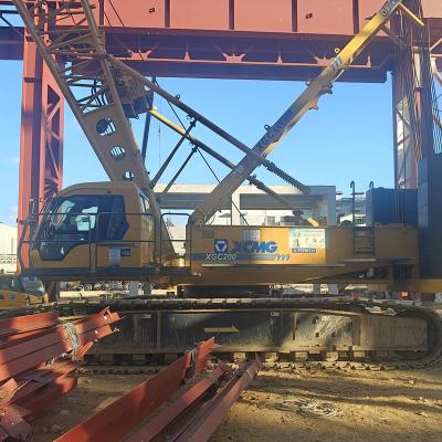 Stability And Safety 200T Crawler Crane 1.2km/h Travel Speed 12-31m Jib Length