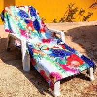 Toalha de praia livre de areia de lado duplo de poliéster sublimado